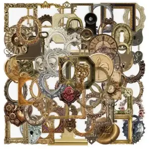 Transparante Stickers Foto Frames