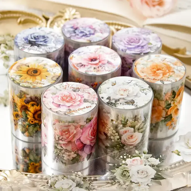 PET tape - Bloemencollectie (8 varianten)