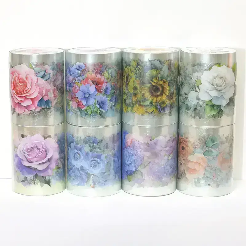 Pet tape bloemencollectie