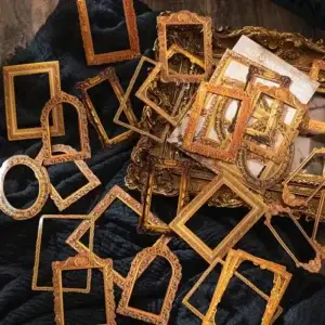 Retro Fotolijst Stickers โ 8 stuks per zakje (willekeurig, ca. 7x5 cm)