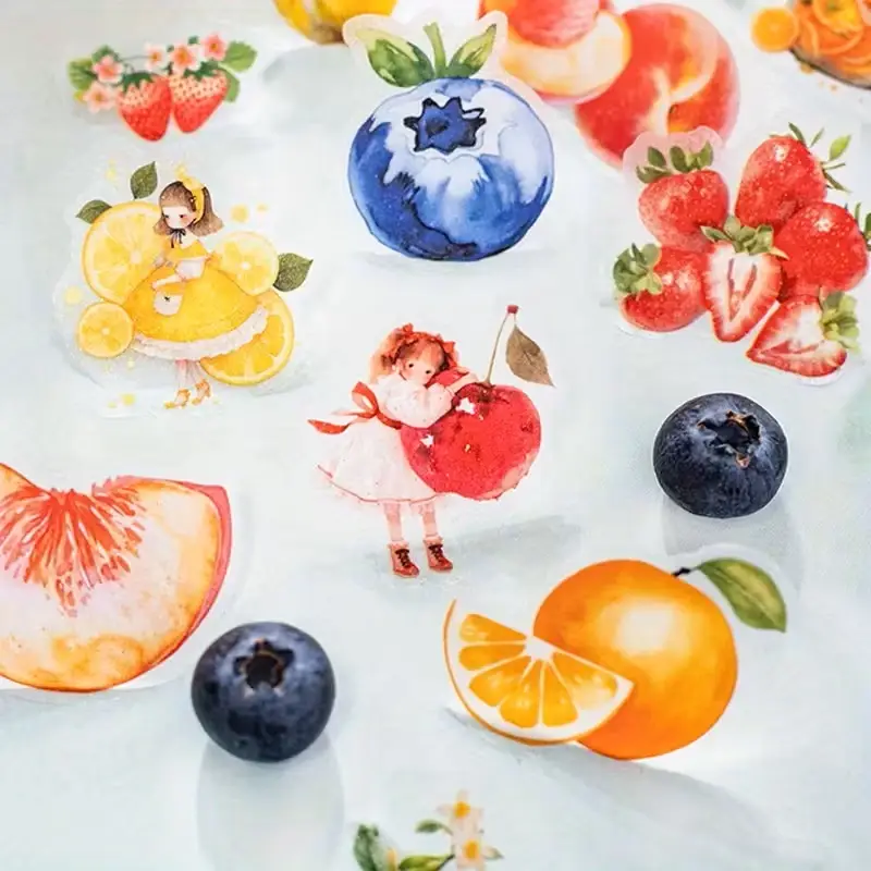 PET Tape Rol – Fruit Collectie (6 varianten) - Afbeelding 2