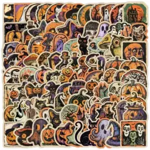 Halloween stickers 10 stuks