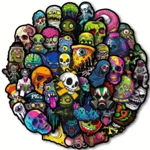 Halloween stickers 10 stuks