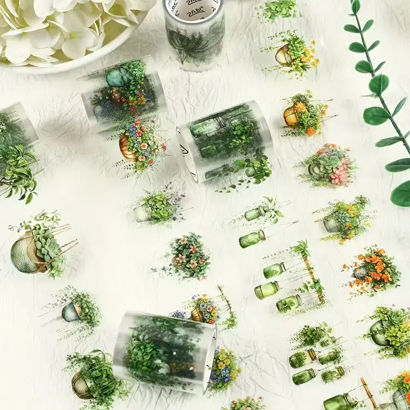 PET Tape Rollen โ Hangplanten Collectie 5 varianten | Scrapstory.nl - Afbeelding 2