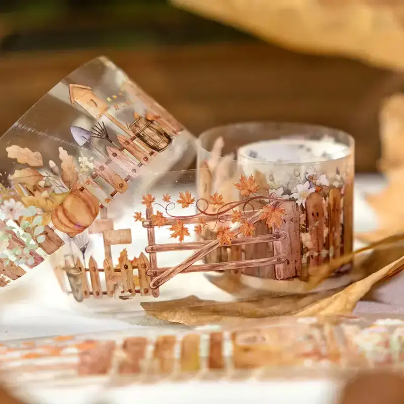 PET Tape Rol โ Hekken Collectie 6 varianten - Afbeelding 2