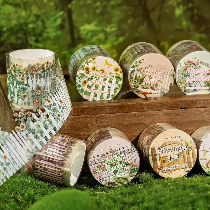 PET Tape Rol โ Hekken Collectie 6 varianten - Afbeelding 3