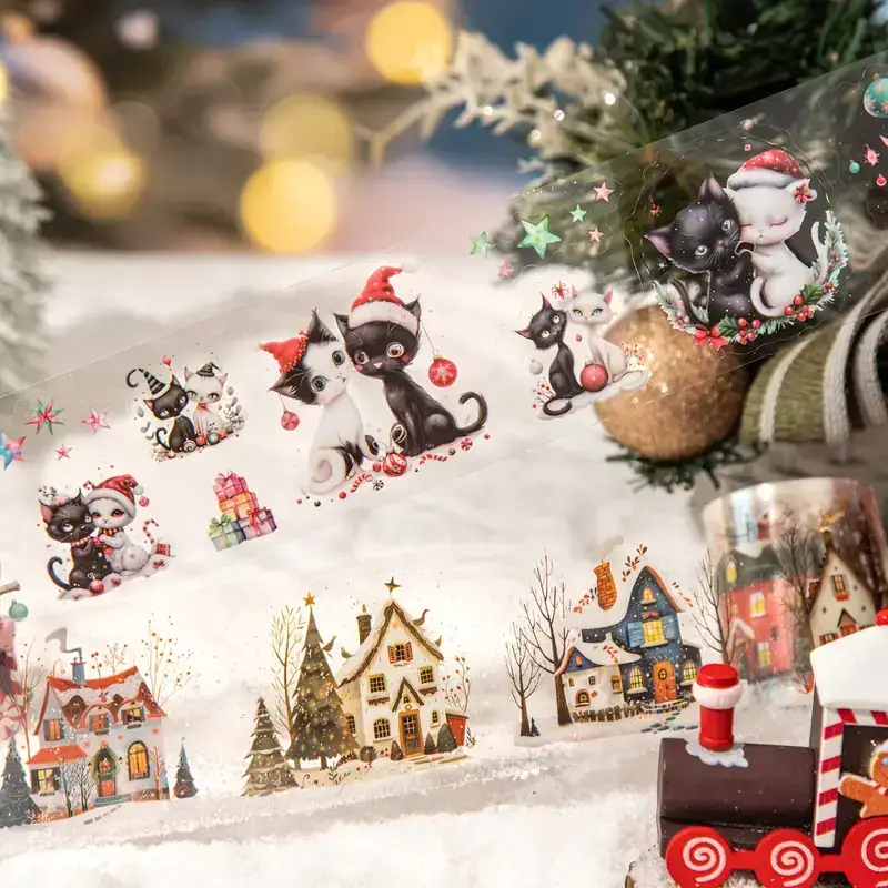 PET Tape Rollen โ Kerstmis Collectie 6 Varianten - Afbeelding 3