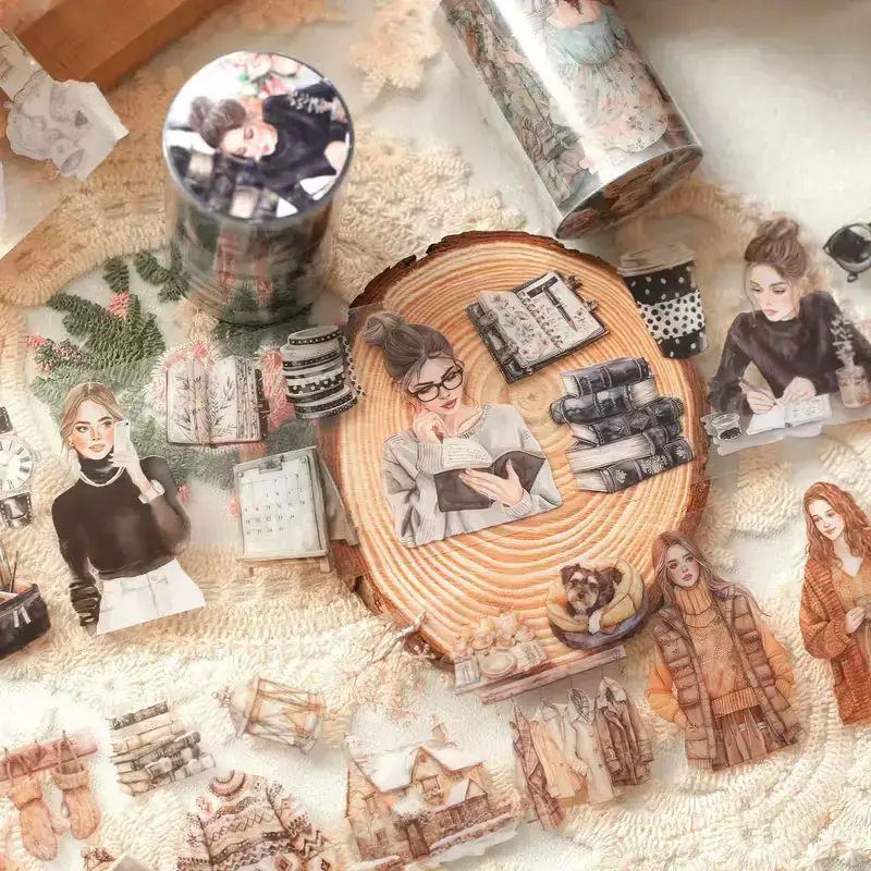 PET tape - Vintage dames & dagelijks leven | 6 varianten - Afbeelding 3