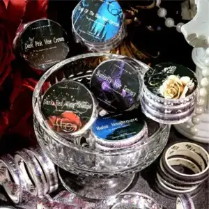 PET Tape Rollen โ Sierranden Collectie 6 Varianten, Set van 3 Rollen