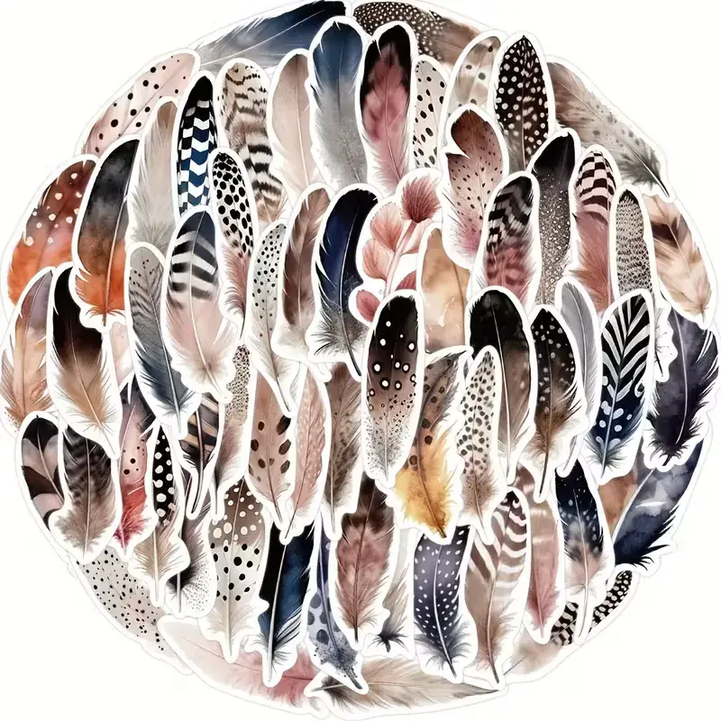 Stickers Veren โ 10 stuks per zakje - Afbeelding 4