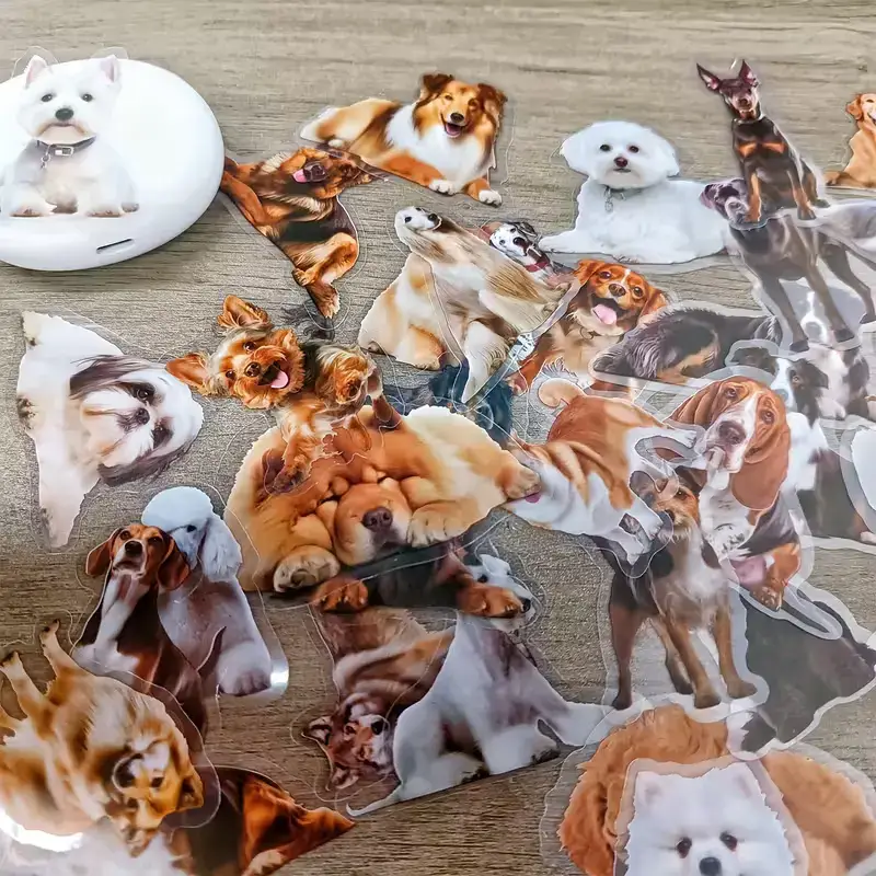 Transparante Honden Stickers โ 10 stuks - Afbeelding 5