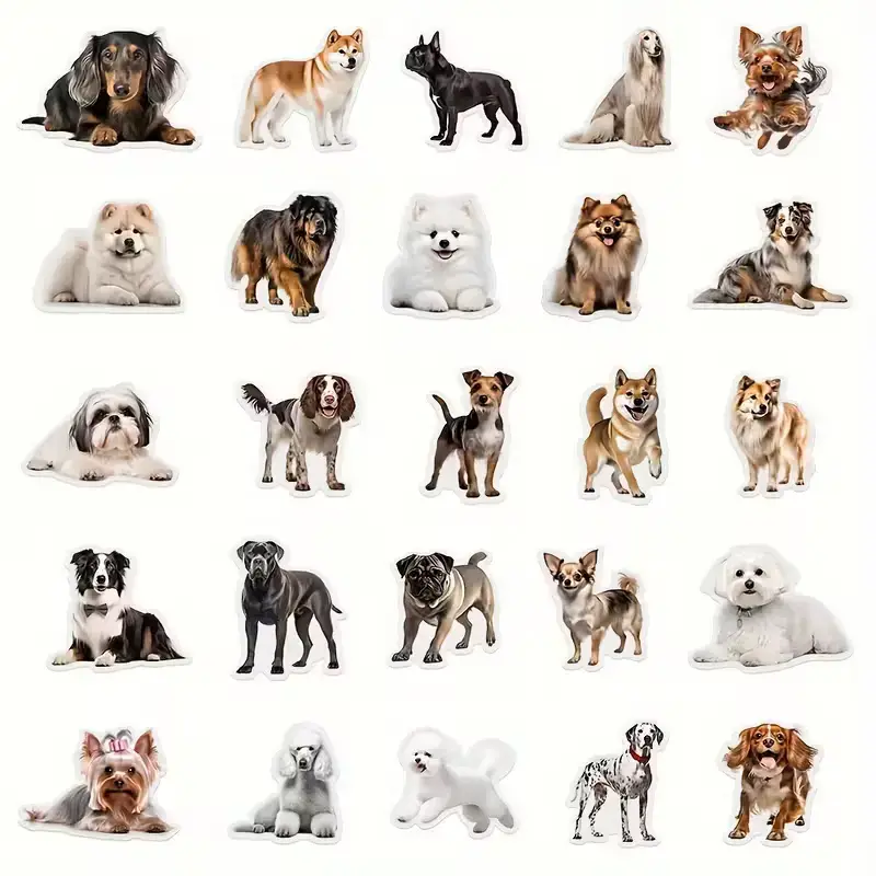 Transparante Honden Stickers โ 10 stuks - Afbeelding 3