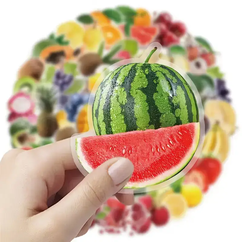 Transparante Fruit Stickers โ 10 stuks per zakje (2 varianten) - Afbeelding 4