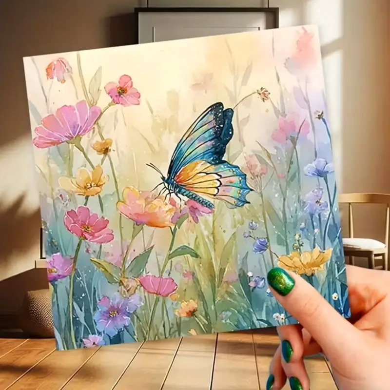 Papier Set Bosdieren โ 10 Decoratieve Papieren (15x15 cm) - Afbeelding 2