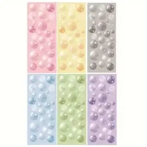 Stickervellen met Bubbels โ 6 varianten/Kleuren