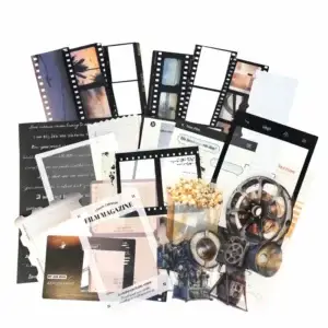 Vintage Bioscoop & Camera Scrap Set